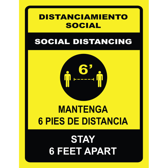 Social Distancing Sign